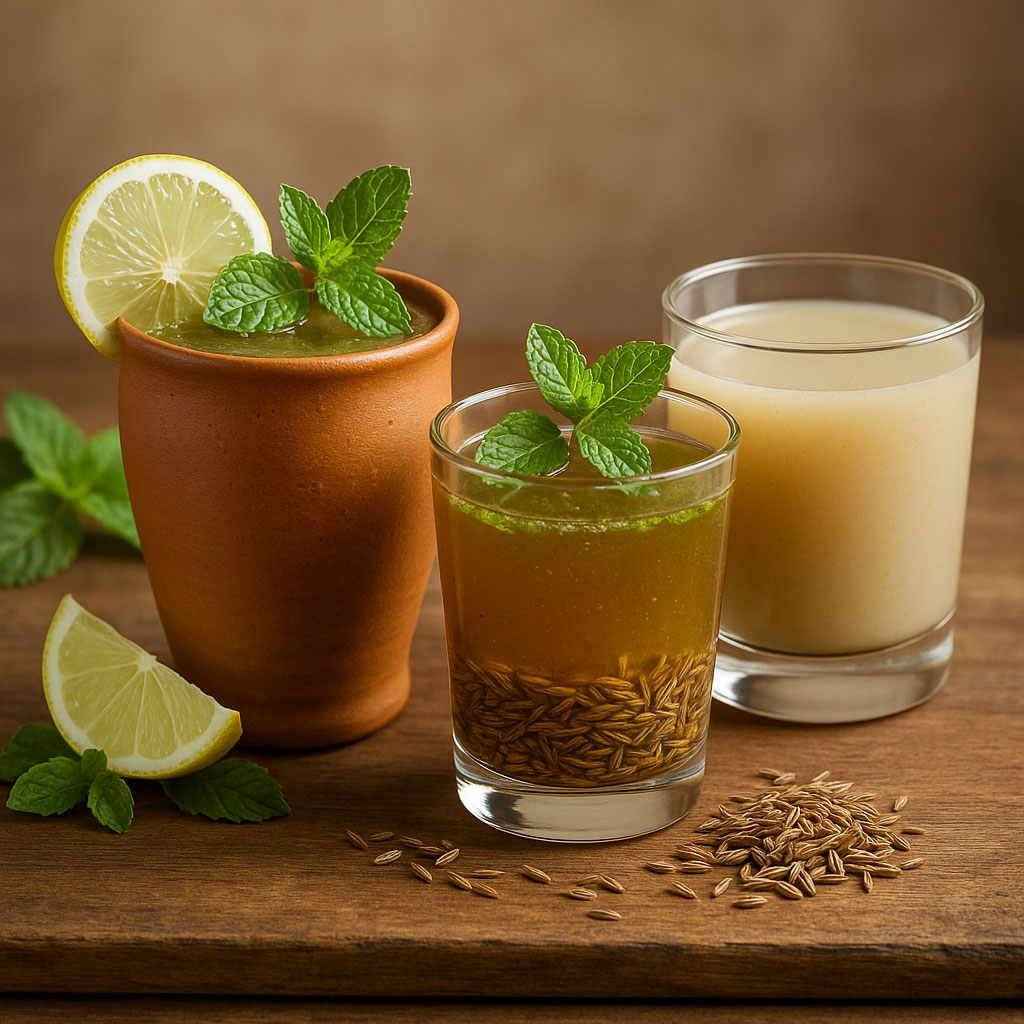 Refreshing beverages made with cumin